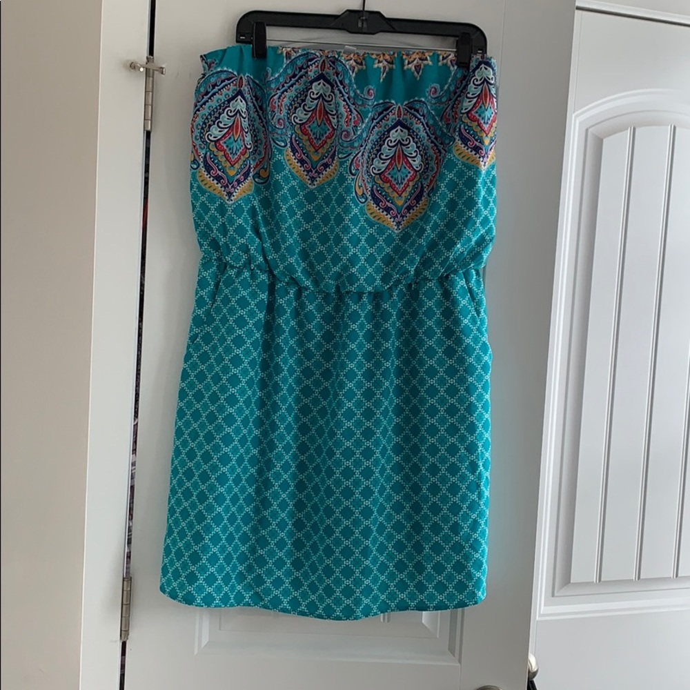 Xhilaration strapless summer dress.